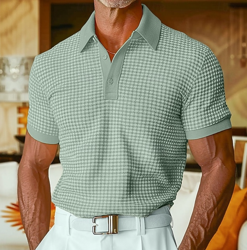 Neyton - Checked Polo Shirt