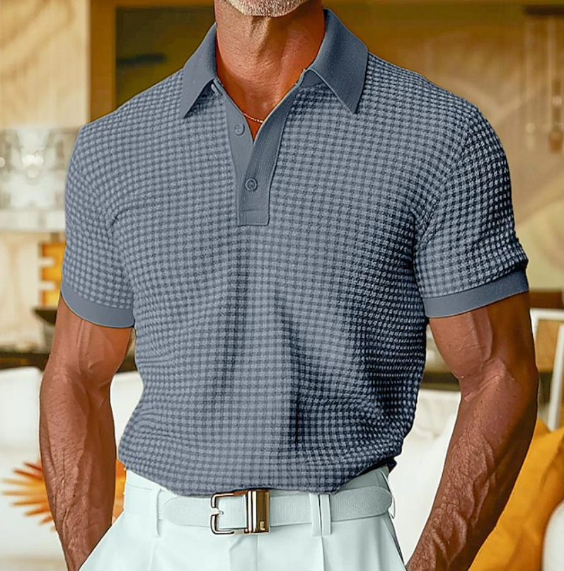 Neyton - Checked Polo Shirt
