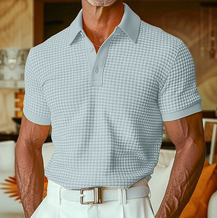 Neyton - Checked Polo Shirt