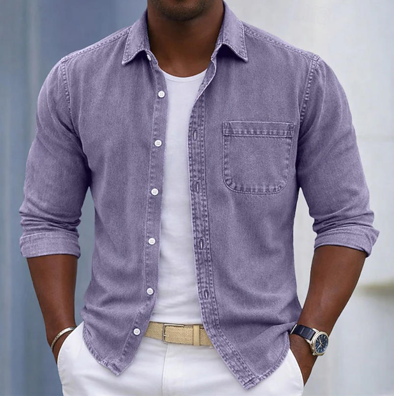 Kaick - Long Sleeve Button-Up Shirt