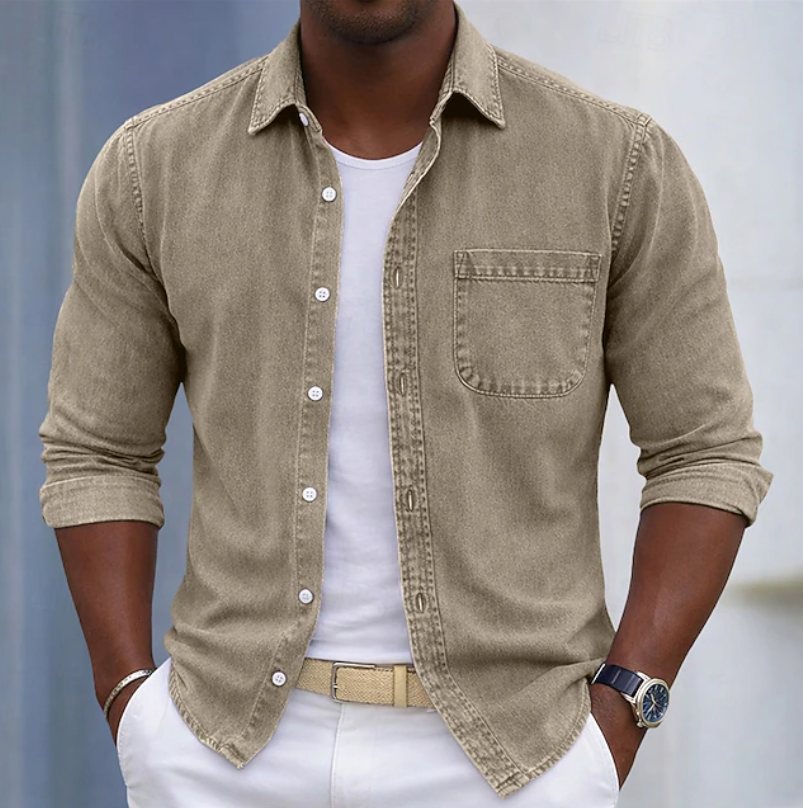 Kaick - Long Sleeve Button-Up Shirt