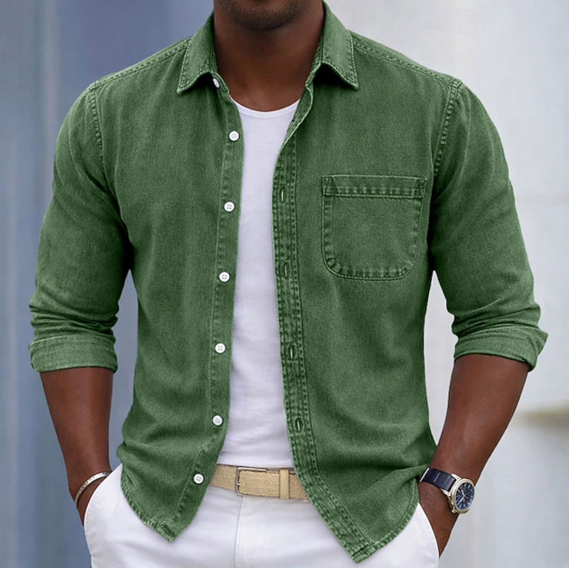 Kaick - Long Sleeve Button-Up Shirt