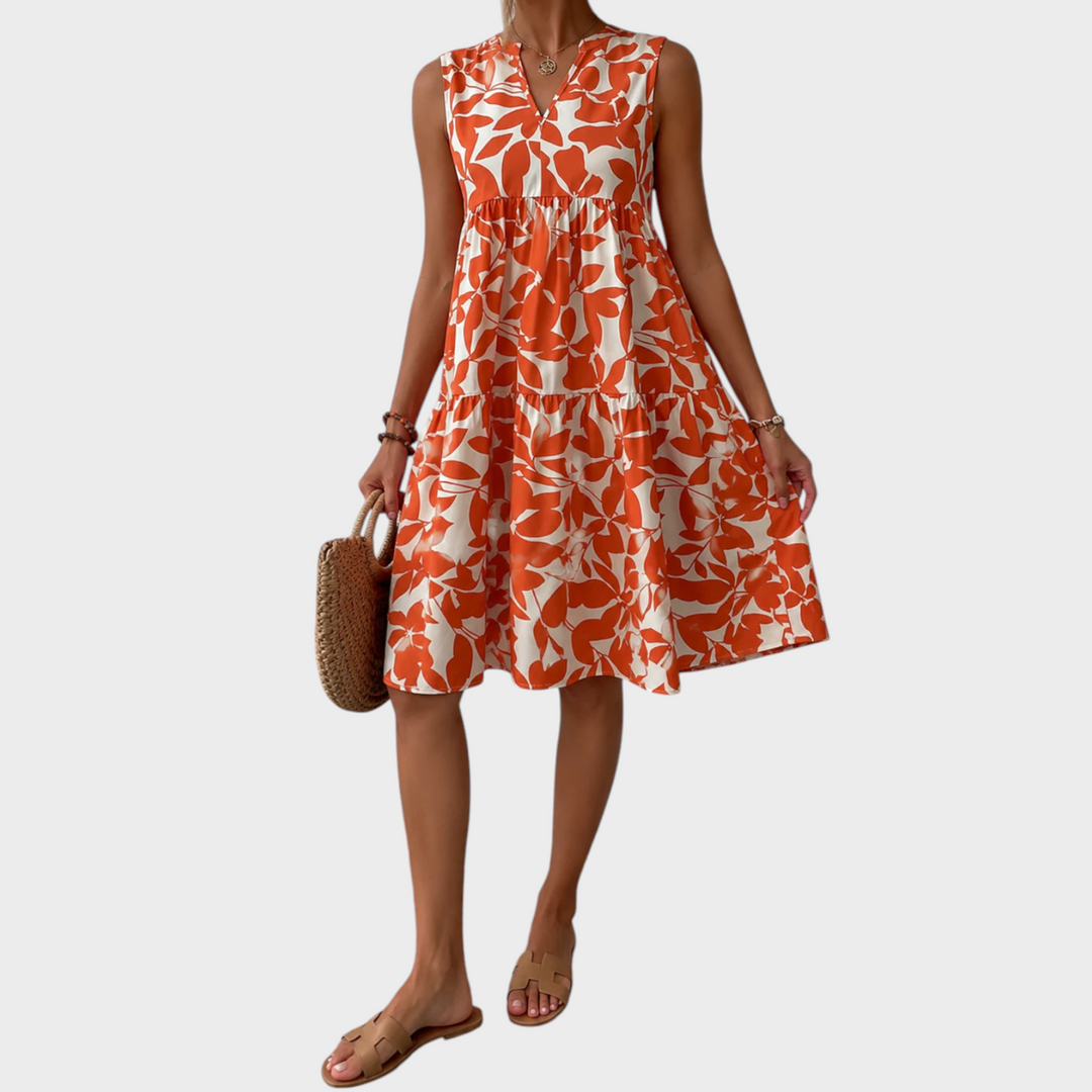 Soomin - Casual Summer Floral Dress