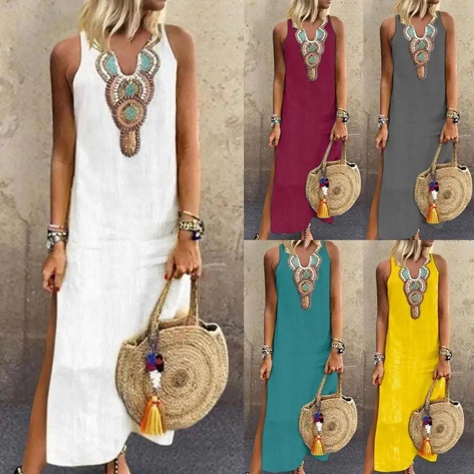 Sujin - Long Linen Dress