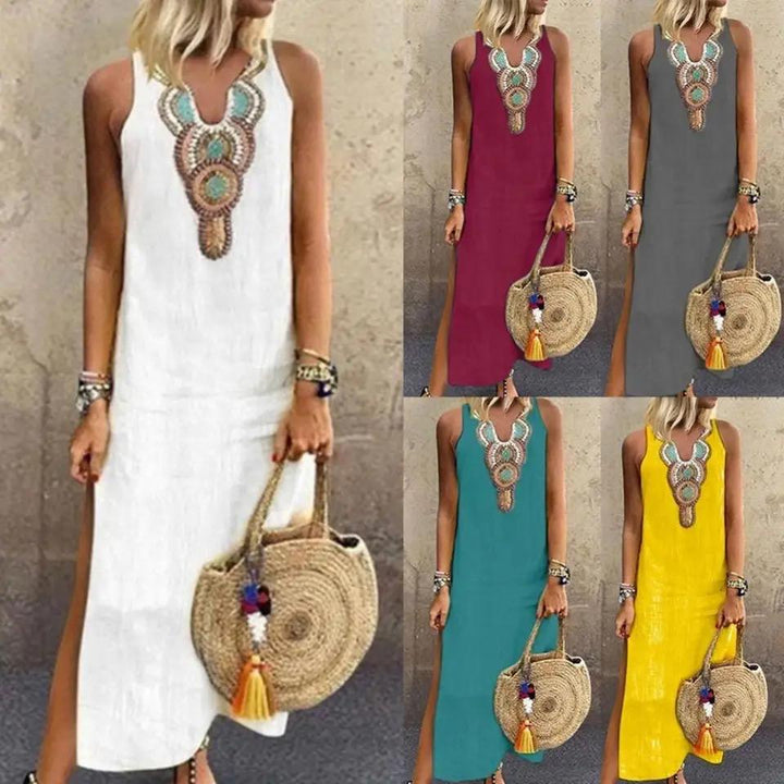 Sujin - Long Linen Dress