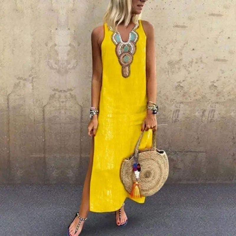 Sujin - Long Linen Dress