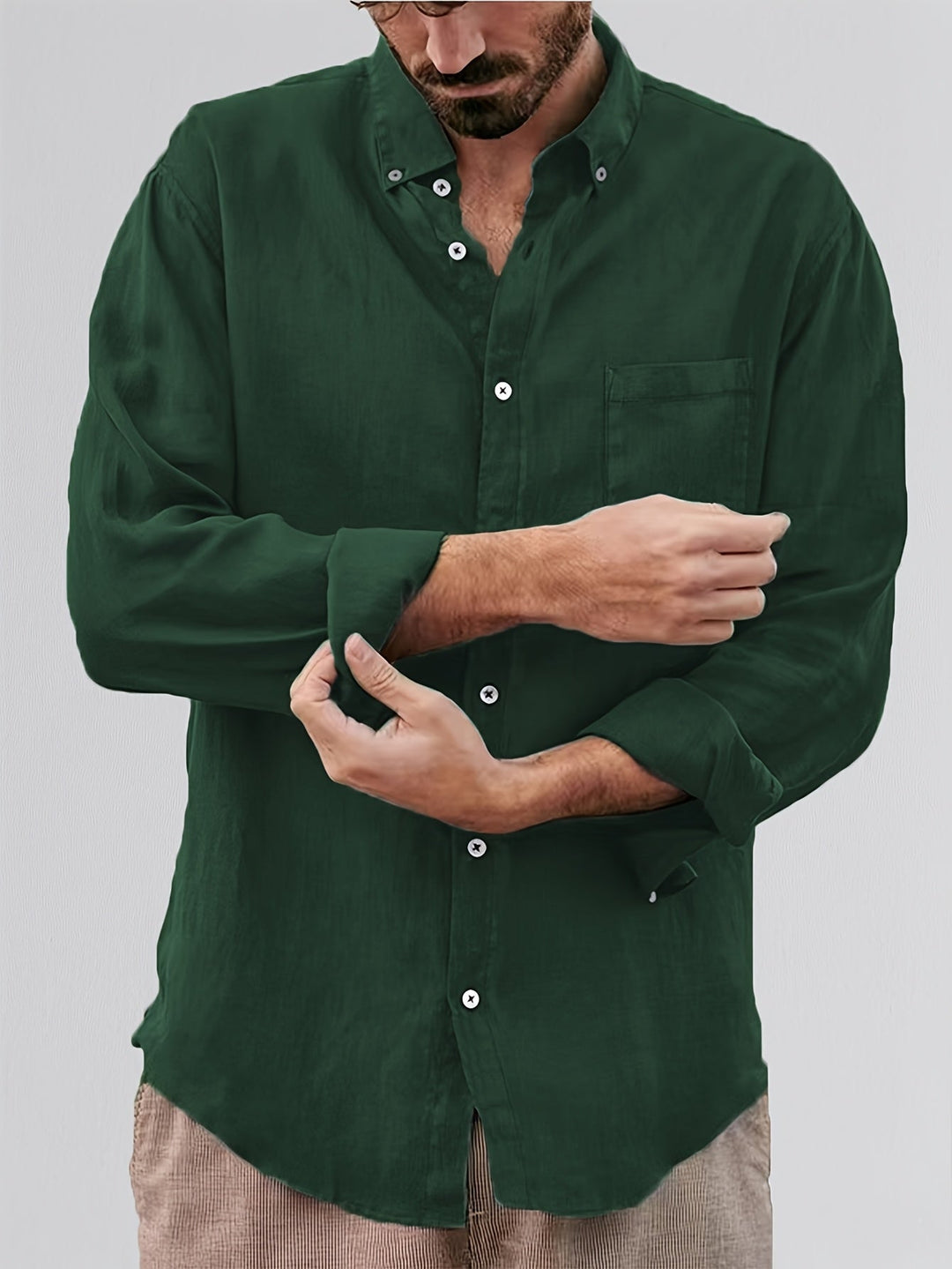 Deshawn - Classic Rolled-up Shirt