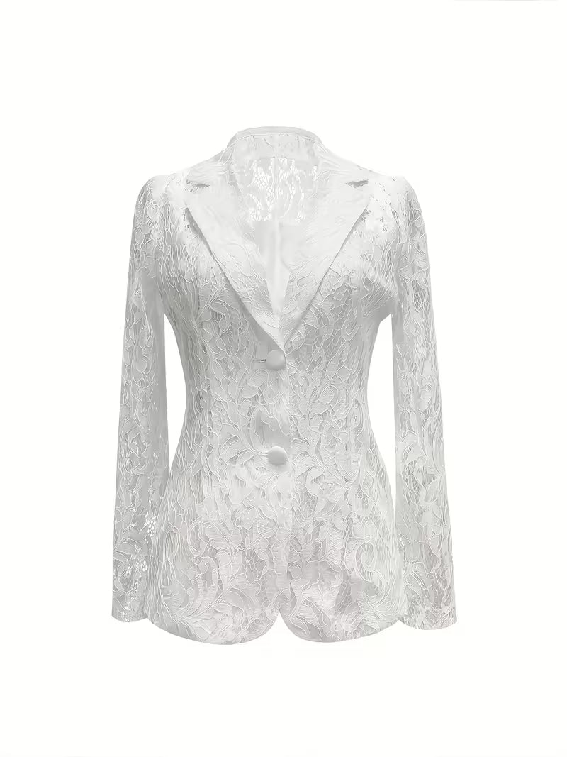 Kyliza - Lined Spring Summer Floral Blazer