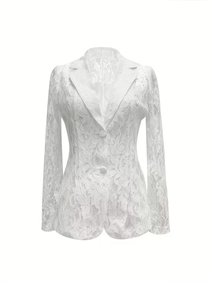 Kyliza - Lined Spring Summer Floral Blazer
