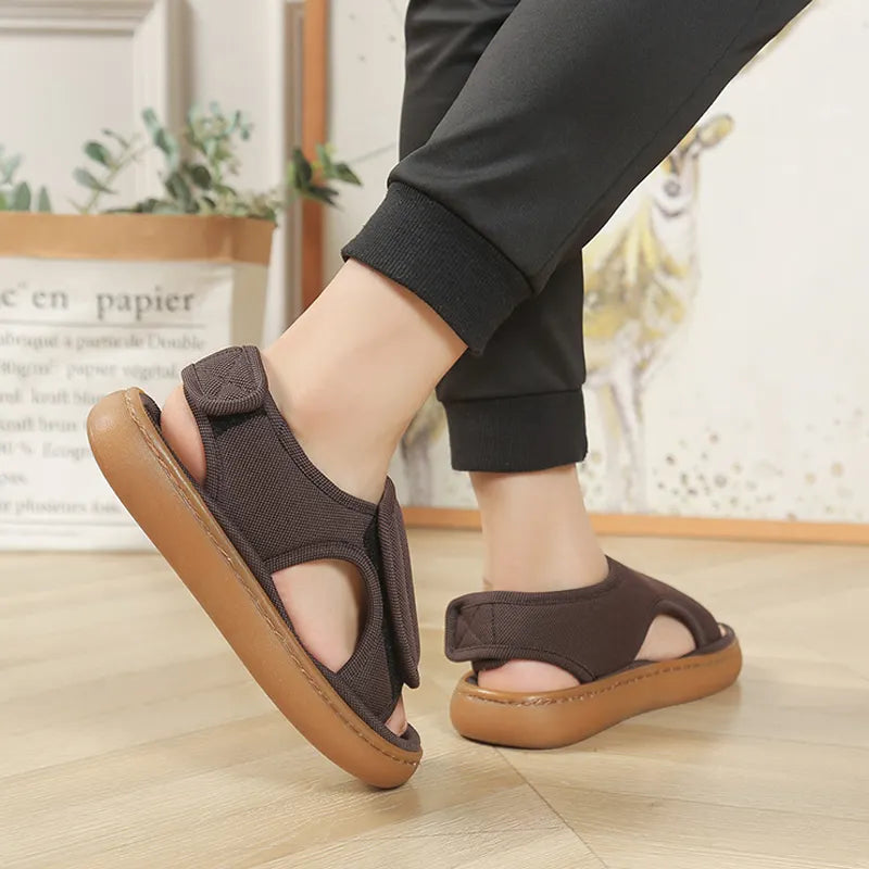 Karena - Adjustable Non Slip Velcro Sandals