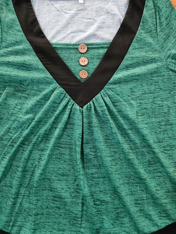 Grisel - Elegant Flared T-Shirt
