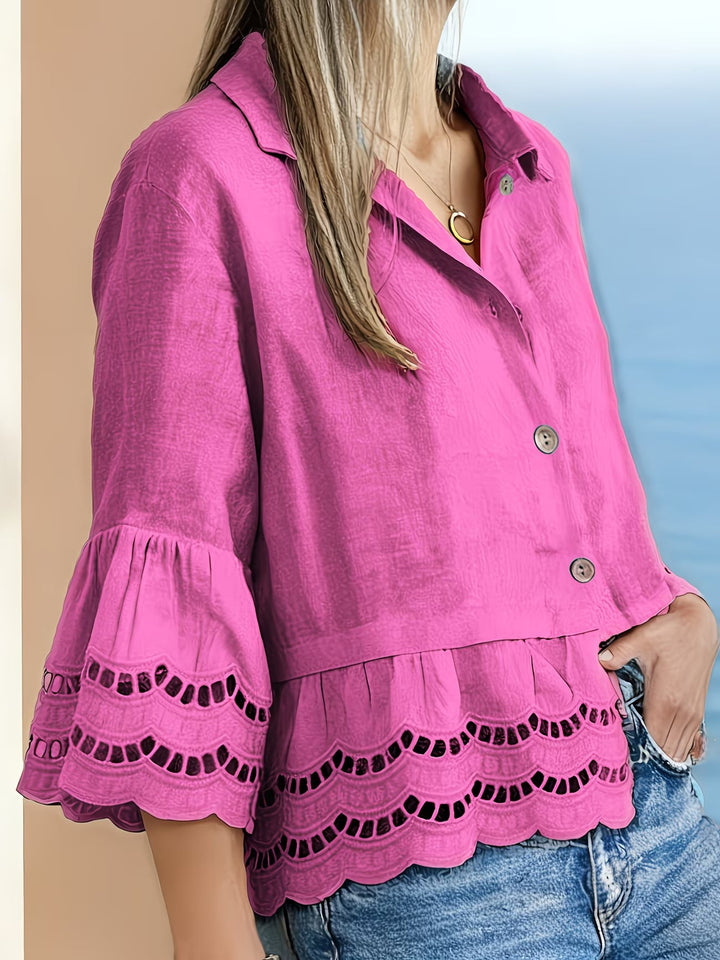 Solenn - Elegant Button Down Blouse