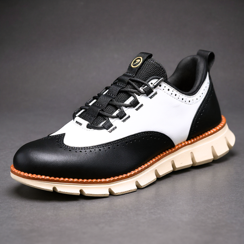 Heijnen - Leather Wingtip Brogue Sneakers