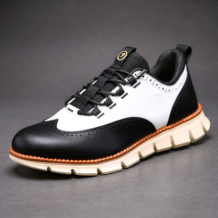 Heijnen - Leather Wingtip Brogue Sneakers