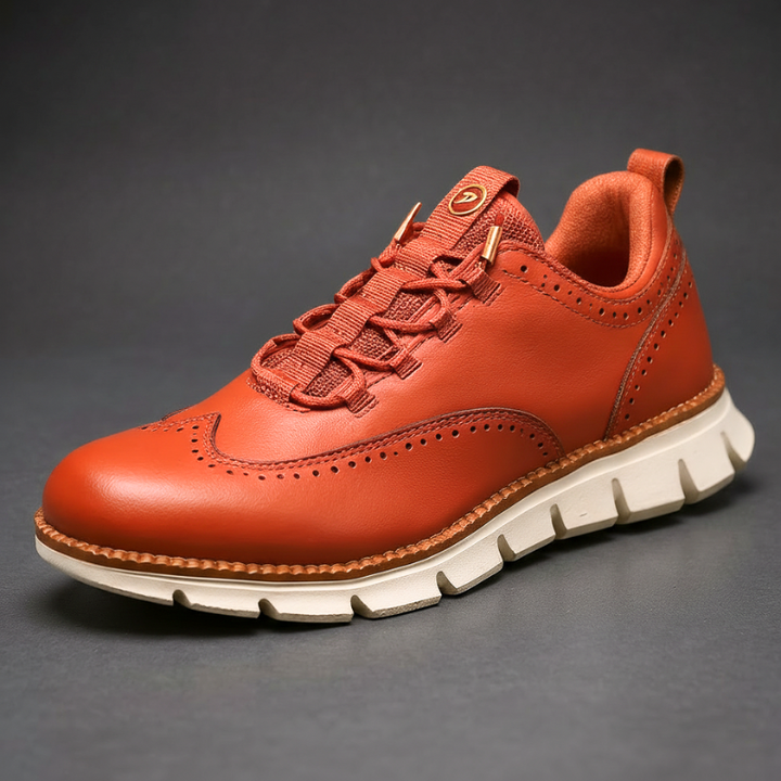 Heijnen - Leather Wingtip Brogue Sneakers