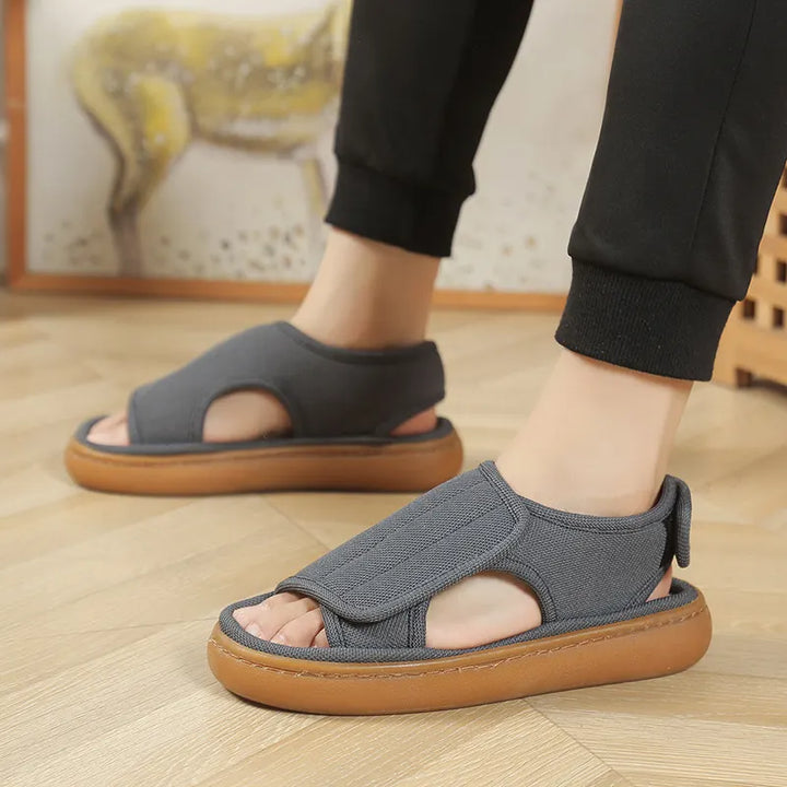Karena - Adjustable Non Slip Velcro Sandals