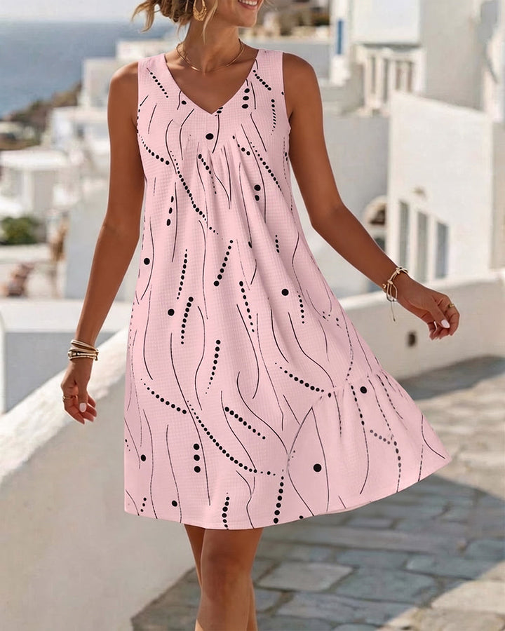 Lalesca - Sleeveless Midi Dress