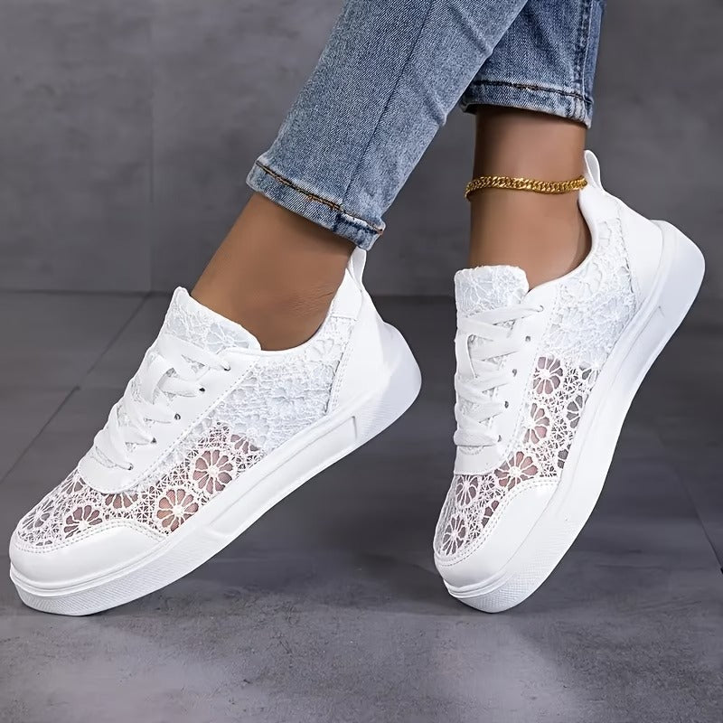 Alessa - Elegant Lace Sneakers