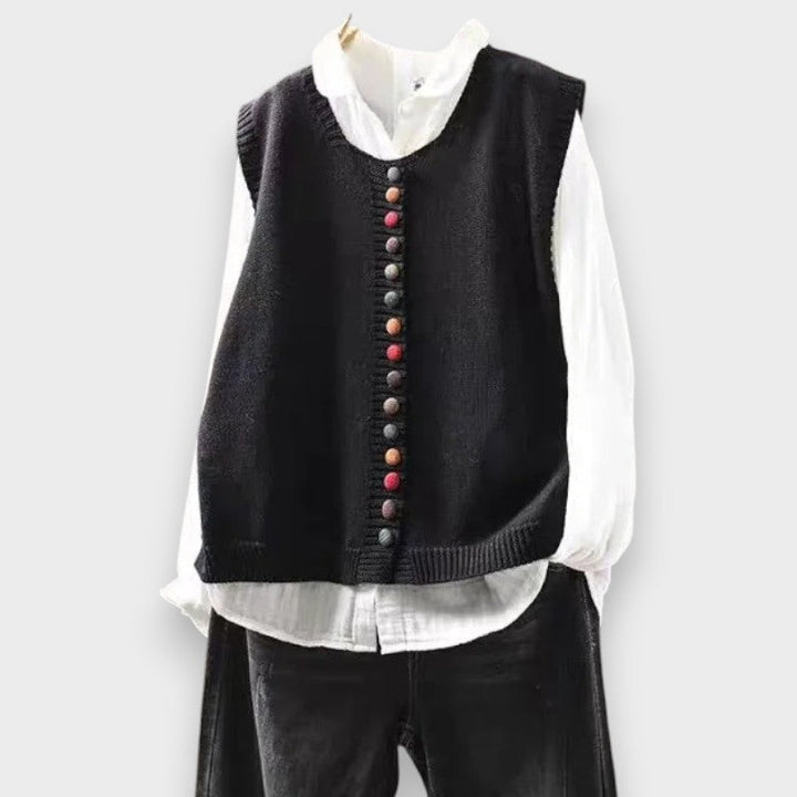 Vespiruva - Sleeveless Knitted Vest