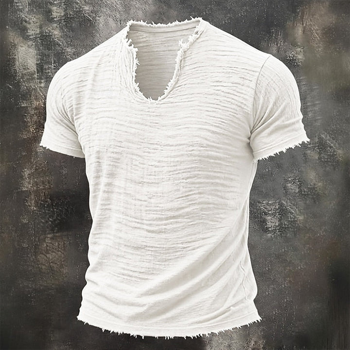 Pavel - Vintage V-neck T-shirt