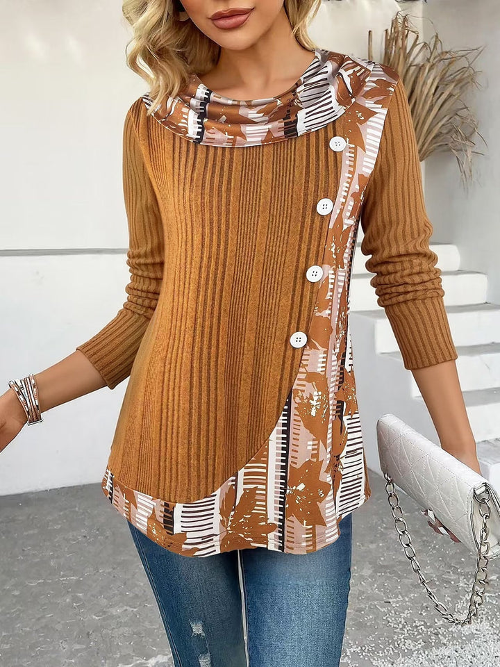 Lizeth - Long Sleeve Crew Neck T-Shirt