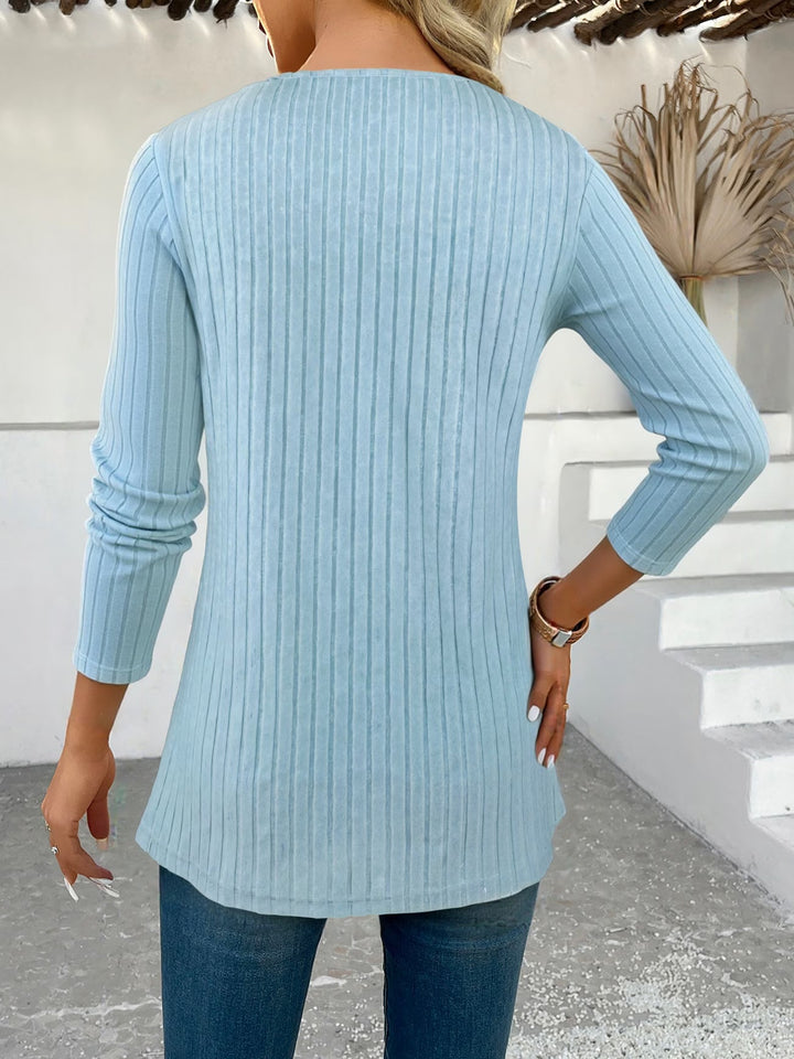 Lizeth - Long Sleeve Crew Neck T-Shirt