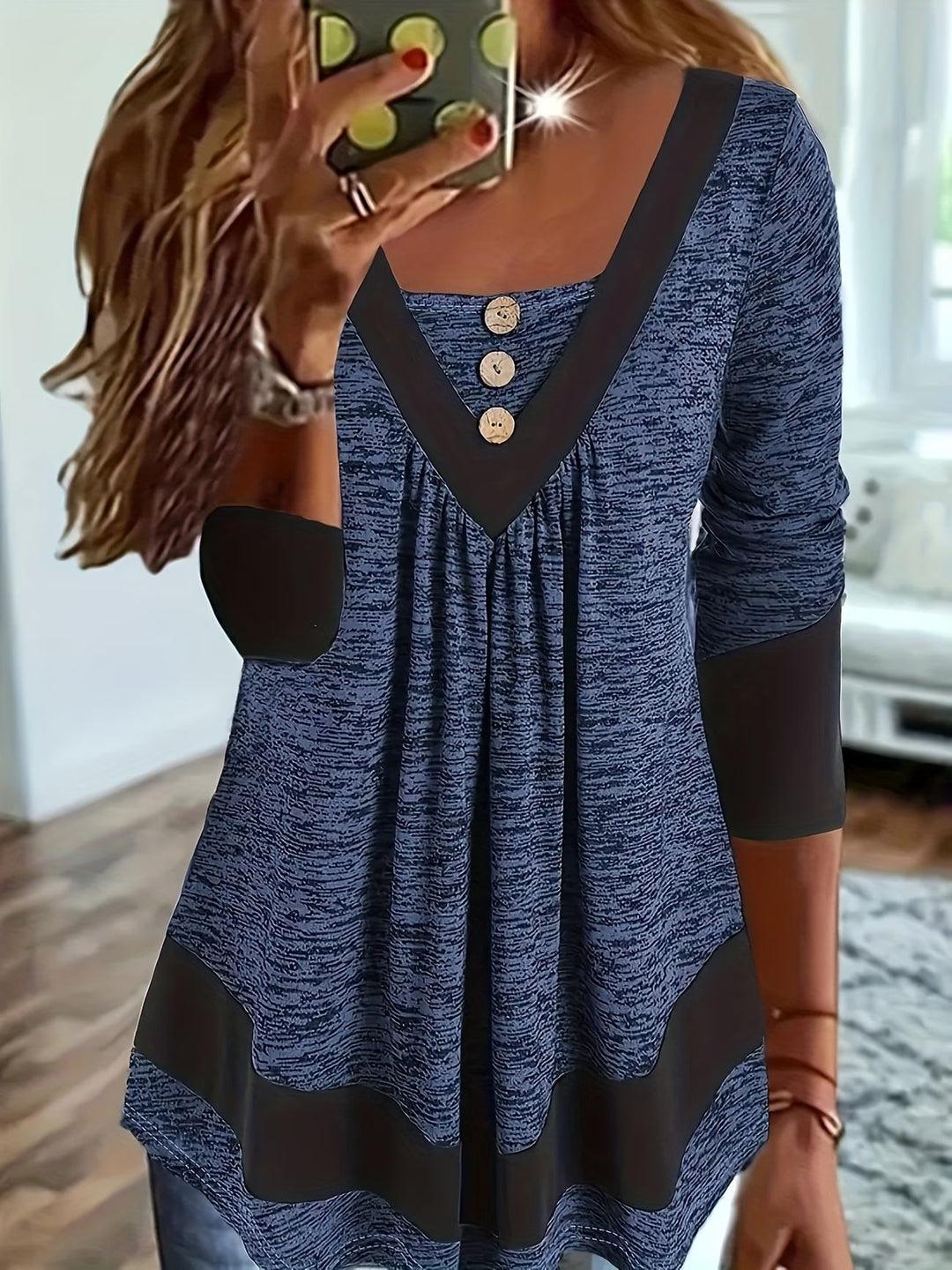 Grisel - Elegant Flared T-Shirt