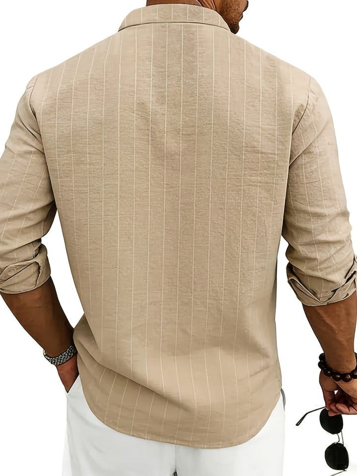 Leslie - Refined Striped Linen Shirt