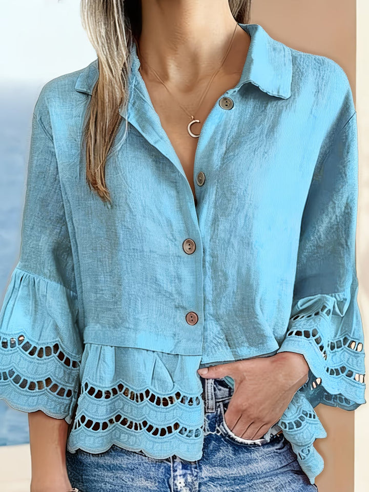 Solenn - Elegant Button Down Blouse