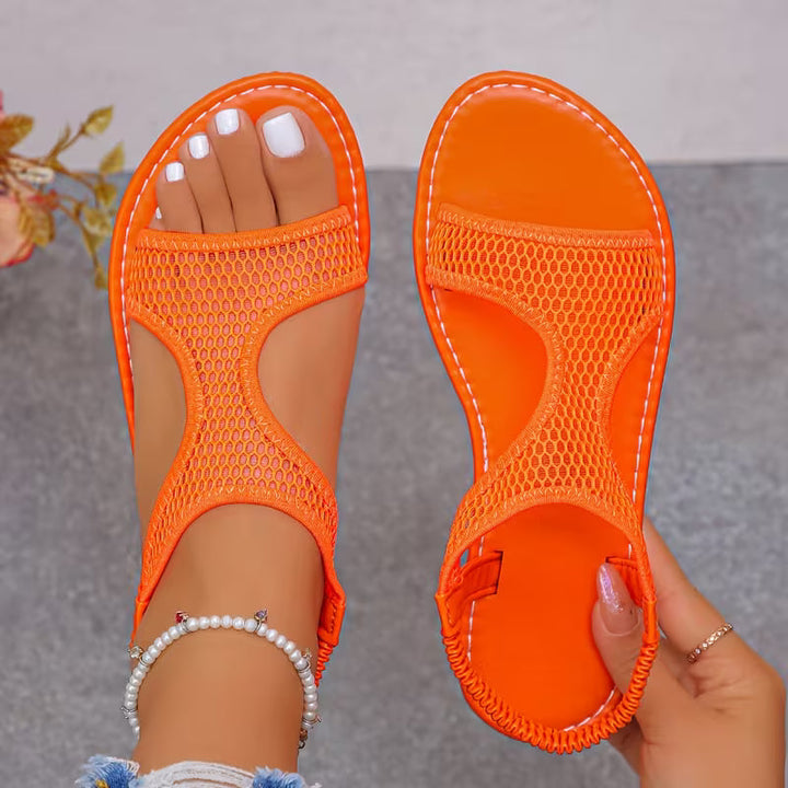 Alysin - Breathable Mesh Flat Sandals