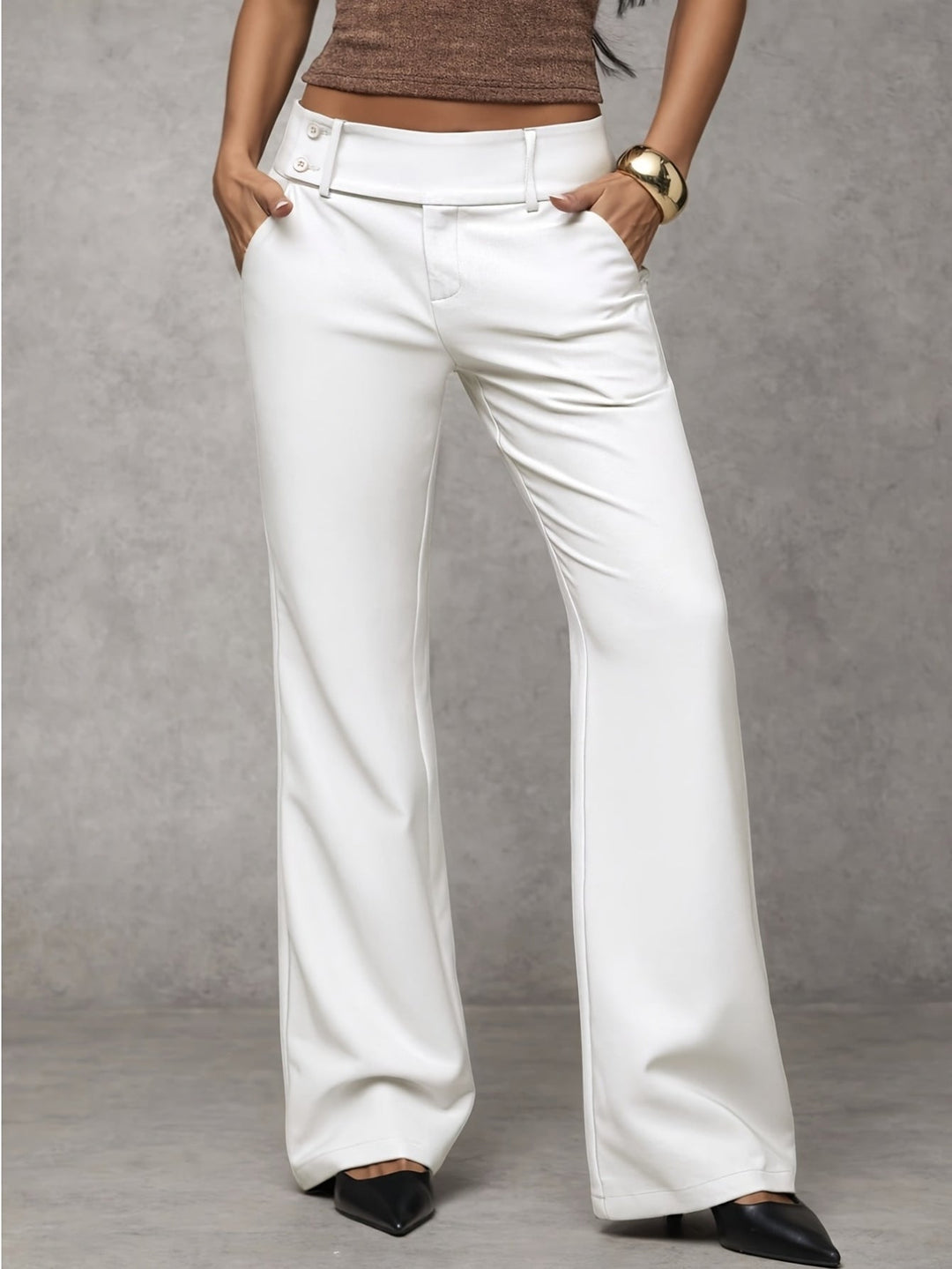 Akane - Modern Knee Wide Leg Pant