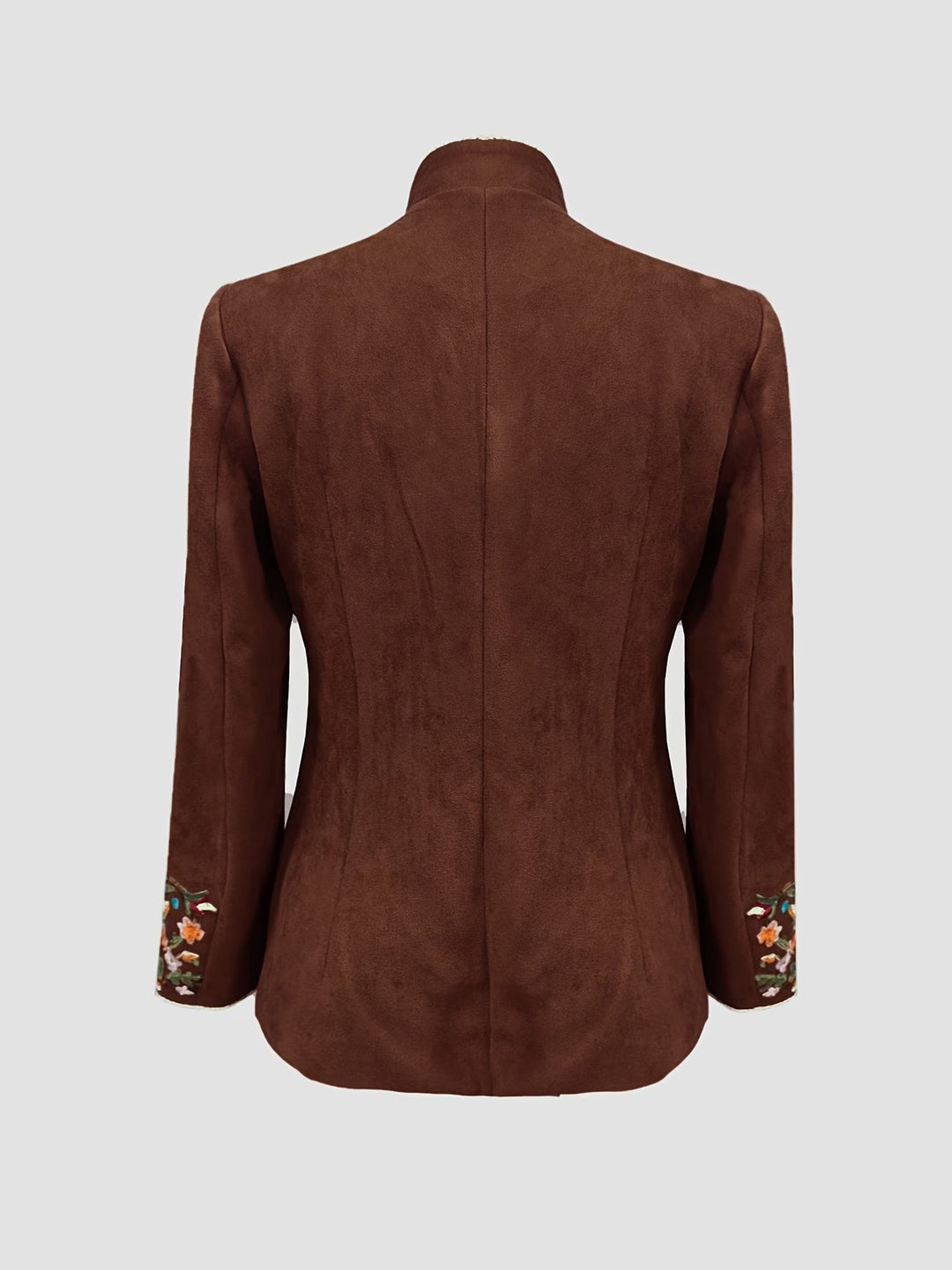 Anisaa - Elegant Jacket With Stand Collar