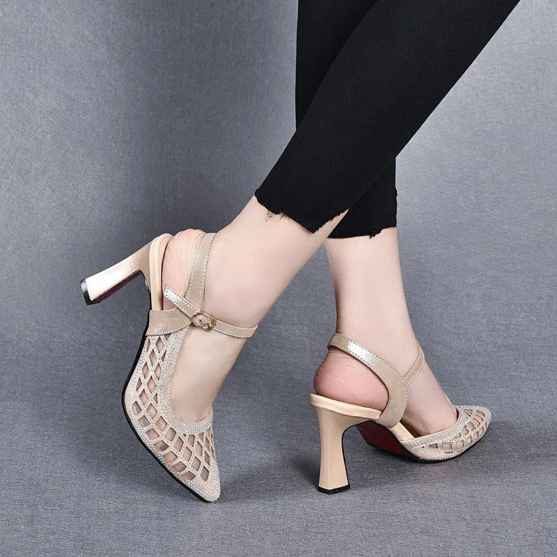 Henriette - High Heeled Orthopedic Sandals