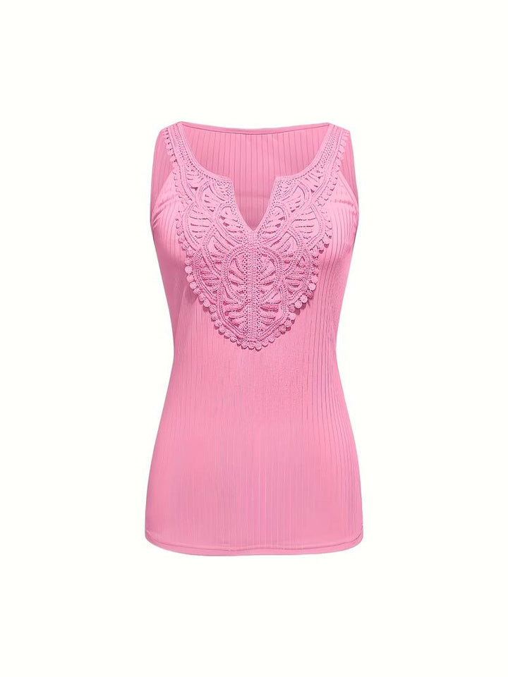 Hajar - Stylish Lace Tank Top
