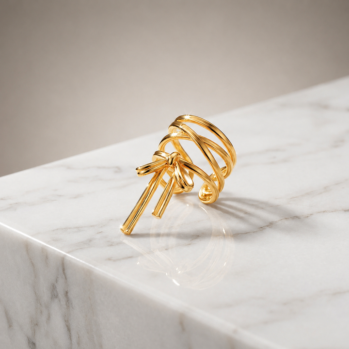 Liora - Poppy Mini Bow Cuff