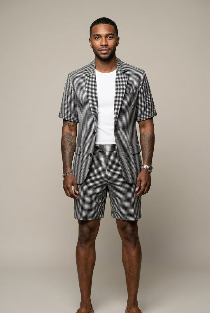 Jairald - Two Piece Checked Suit