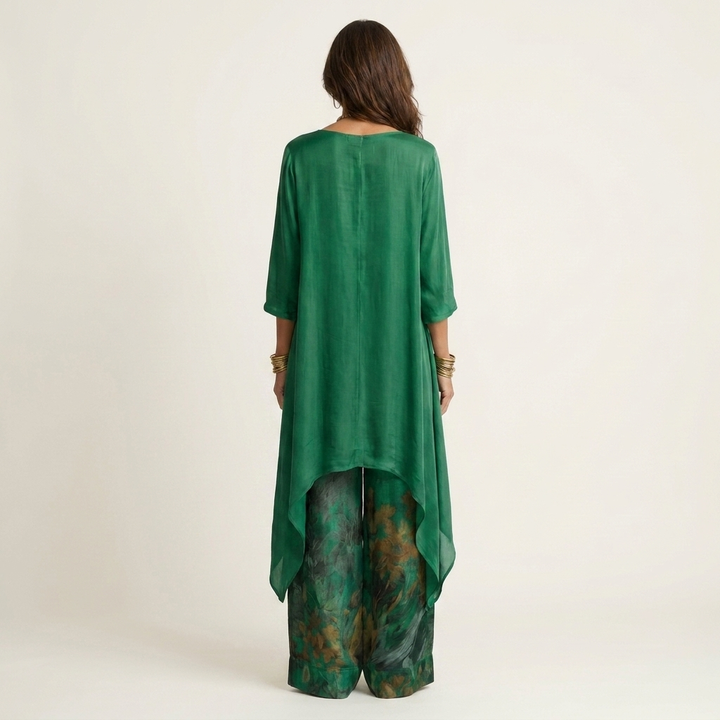 Ainan - Two Piece Set With Asymmetric Tunic