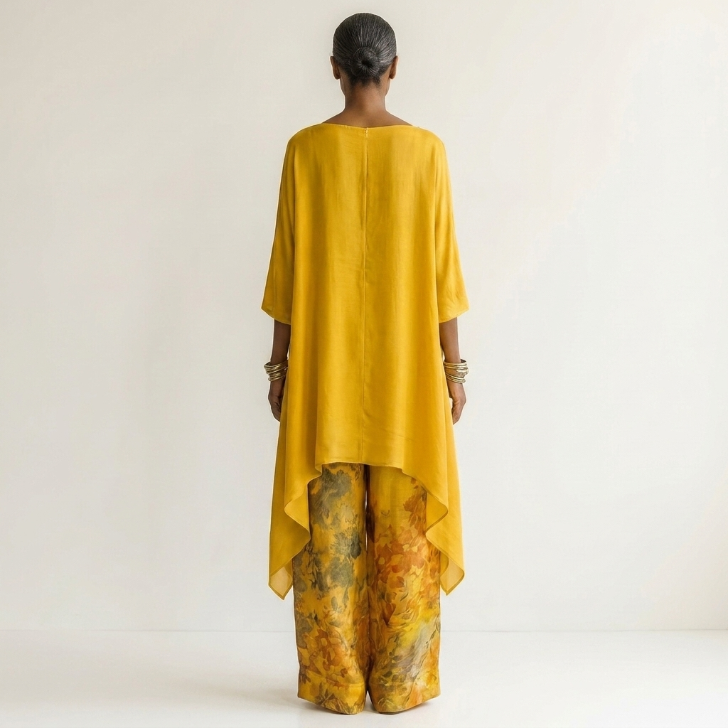 Ainan - Two Piece Set With Asymmetric Tunic