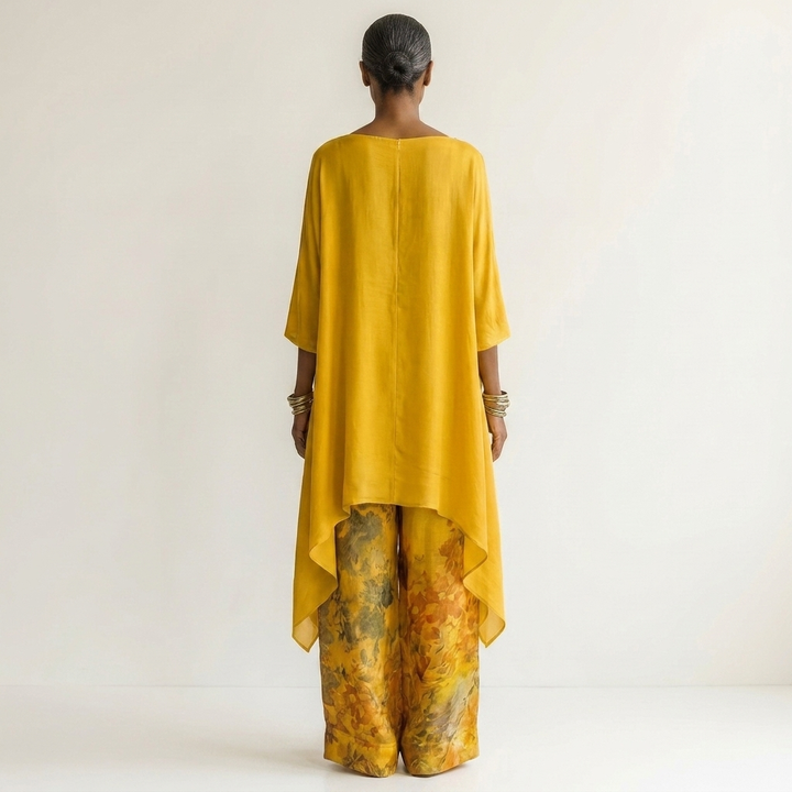 Ainan - Two Piece Set With Asymmetric Tunic