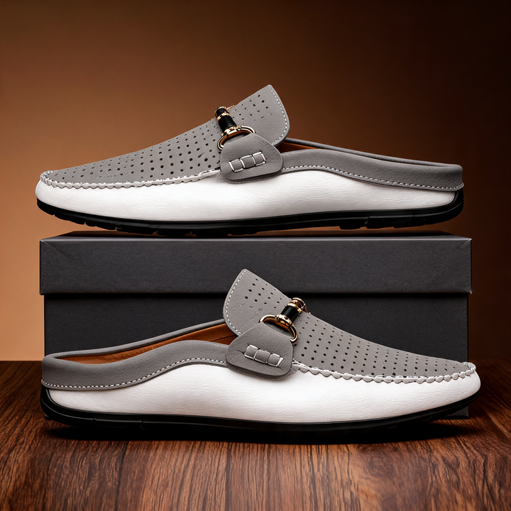 Mounir - Casual Backless Mules With Metal