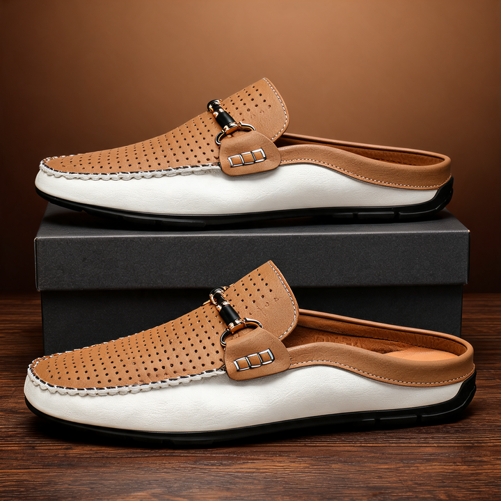 Mounir - Casual Backless Mules With Metal