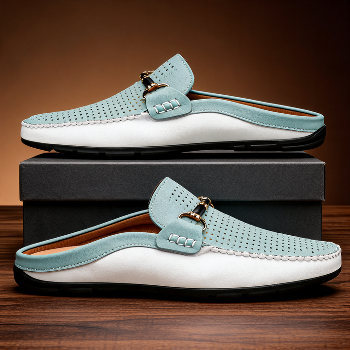Mounir - Casual Backless Mules With Metal