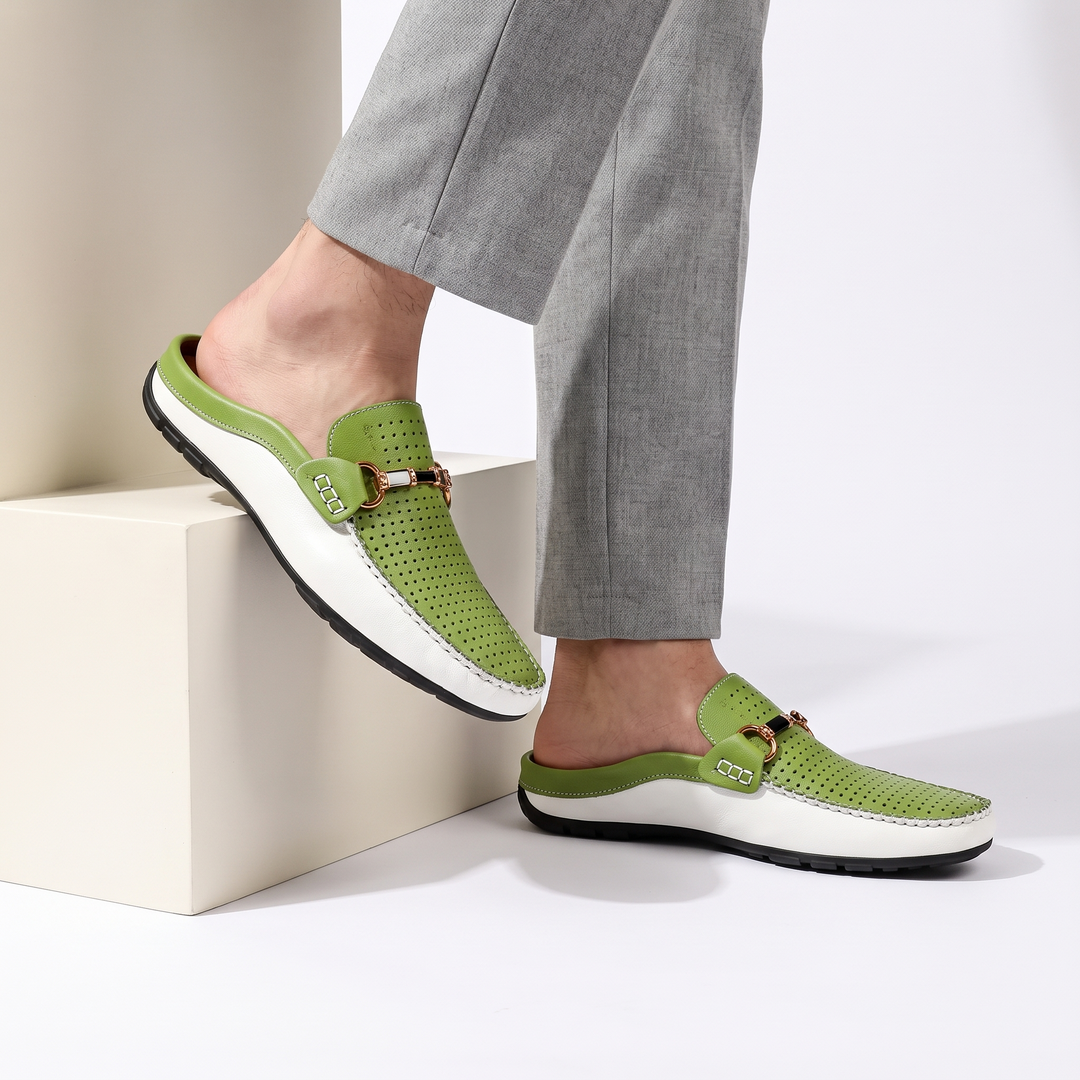 Mounir - Casual Backless Mules With Metal