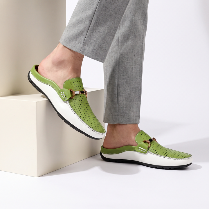 Mounir - Casual Backless Mules With Metal