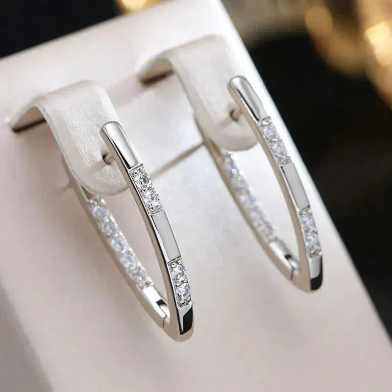 Florence - Refined Earrings With Zirconia Stones