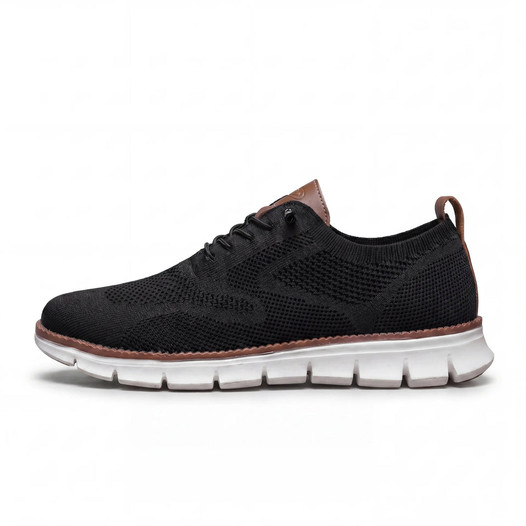 Pulsepeak - Sneakers With Knit Upper and Lace-Up Closure