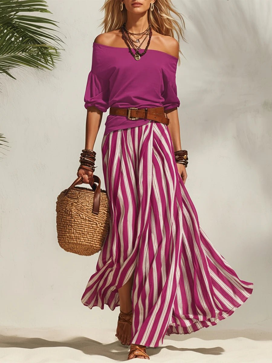 Esabella - Stylish Two-Piece Summer Set