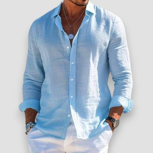 Edmur - Elegant Long Sleeve Summer Shirt