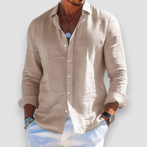 Edmur - Elegant Long Sleeve Summer Shirt