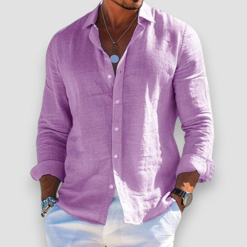 Edmur - Elegant Long Sleeve Summer Shirt